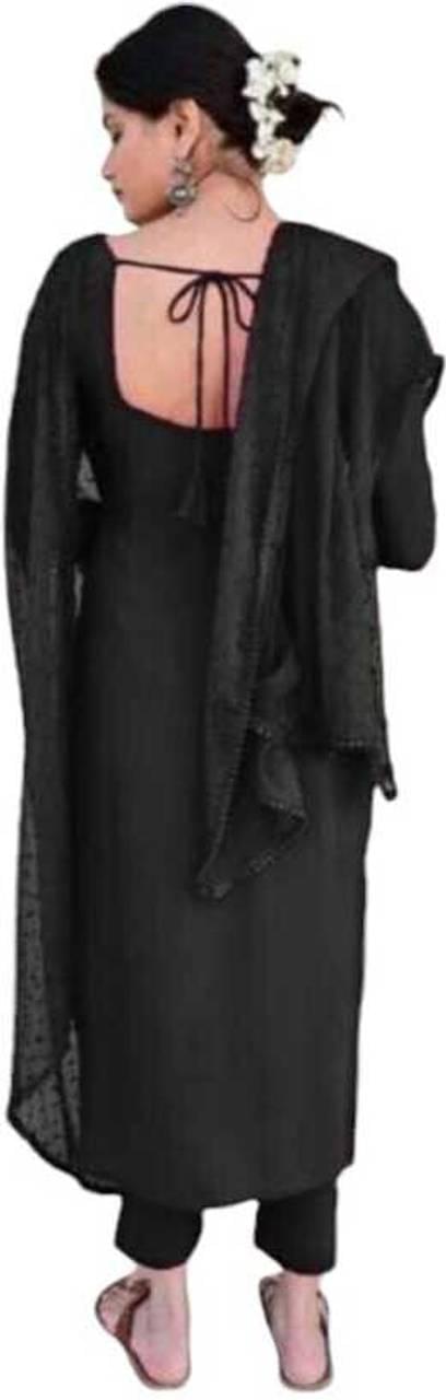 women cotton blend kurta churidar dupatta set women cotton blend kurta churidar dupatta set